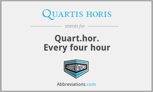 What does QUARTIS HORIS stand for?